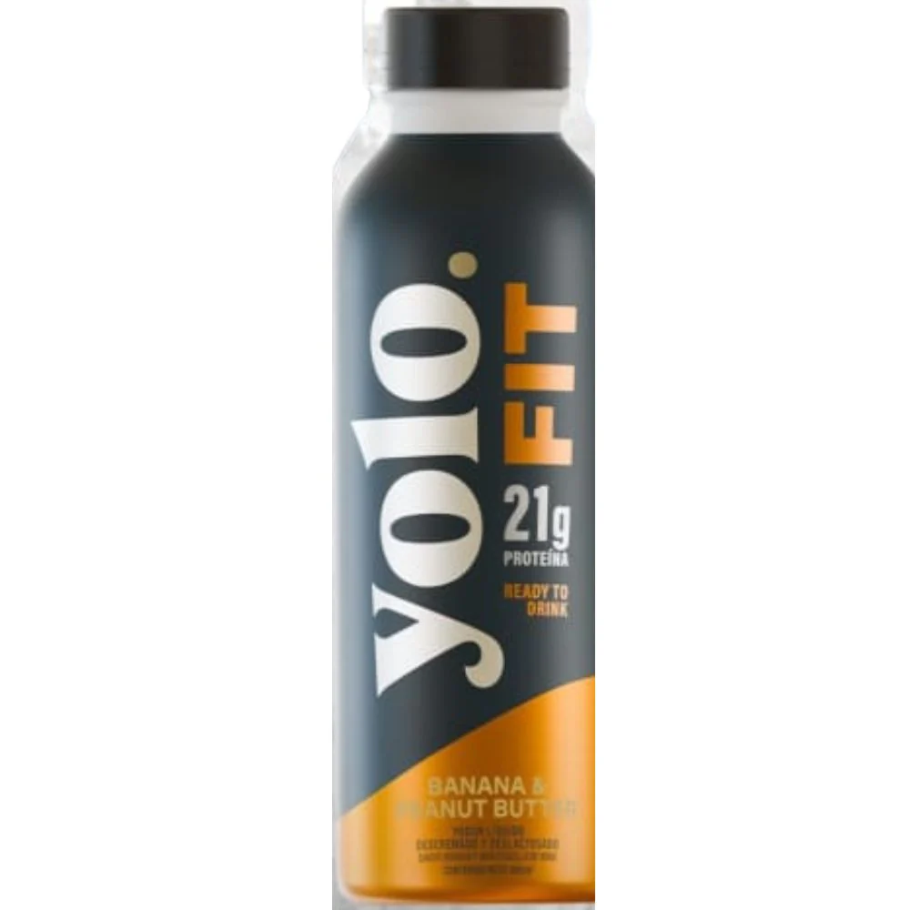 [7598678000444] YOLO YOGURT LIQ FIT BANANA PEANUT BUTTER 300ML