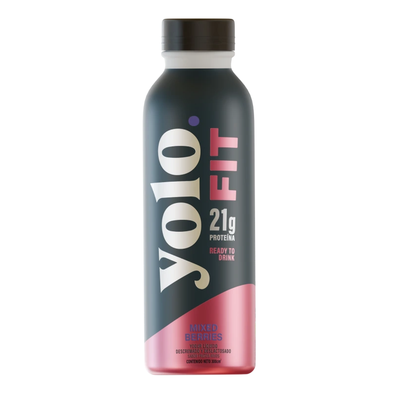 [7598678000468] YOLO YOGURT LIQ FIT MIXED BERRIES 300ML